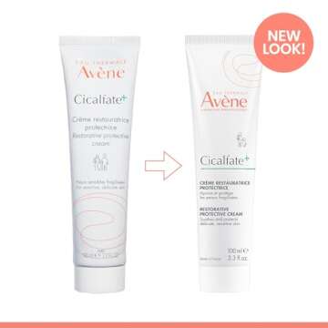 Avène Cicalfate+ Restorative Protective Cream, postbiotic skincare for sensitive skin, helps restore skin barrier, face and body, safe for infants, children and adults, 3.3 Fl Oz