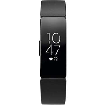 Fitbit Inspire HR Heart Rate & Fitness Tracker, One Size - S & L Bands Included (International Version)