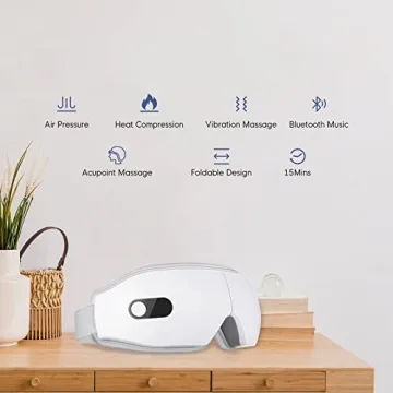 NOWWISH Eye Massager with Heat for Relaxation Gifts