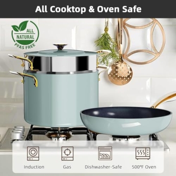 Nuwave Lux 13-Pc Elegant Non-Stick Cookware Set