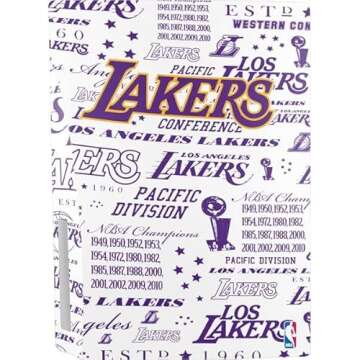 Skinit Decal Gaming Skin Compatible with PS5 Bundle - Officially Licensed NBA LA Lakers Historic Blast Design