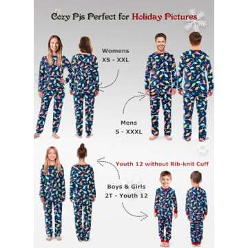 SUNNYBUY Matching Family Christmas Pajamas Set Holiday Jammies Xmas PJS for Women Men Couple and Tee...