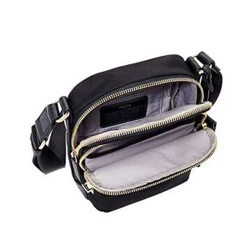 TUMI Voyageur Ruma Crossbody Bag - Chic and Practical Over-the-Shoulder Satchel for Women - Black