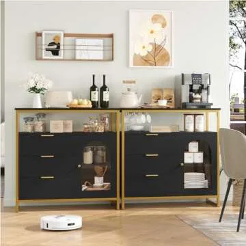 Beautiful FACBOTALL Buffet Cabinet - Stylish Storage Solution
