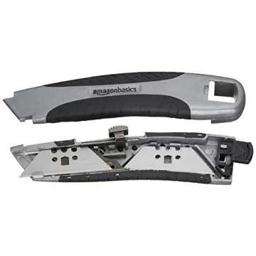 Retractable Utility Knife with 3 Blades - Amazon Basics