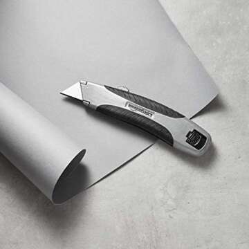 Retractable Utility Knife with 3 Blades - Amazon Basics