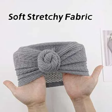 KIDOCHEESE Baby Turban Hat for Girls - Stylish & Comfy
