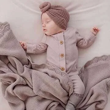 KIDOCHEESE Baby Turban Hat for Girls - Stylish & Comfy
