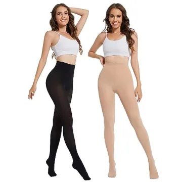 HeyUU Women's 80 Denier Opaque Tights in 20+ Colors