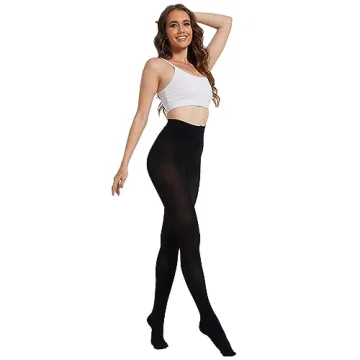 HeyUU Women's 80 Denier Opaque Tights in 20+ Colors