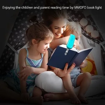 VAVOFO USB Rechargeable Book Light with 9 Modes