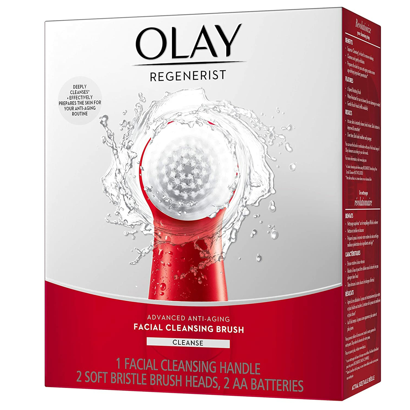 Olay Regenerist Facial Cleansing Brush with 2 Heads