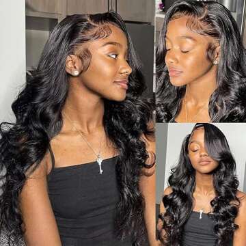 TALENT SHOW 26 inch Body Wave Lace Front Wig for Women