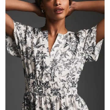 Elegant Summer Floral Maxi Dress for Women with Pockets