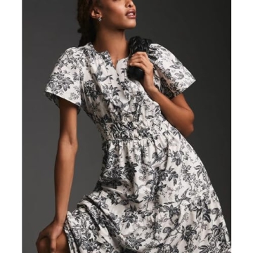 Elegant Summer Floral Maxi Dress for Women with Pockets