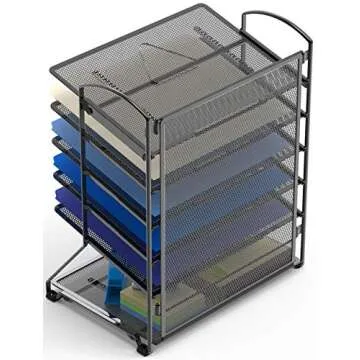 Simple Houseware Document Letter Tray Organizer - 6 Tier