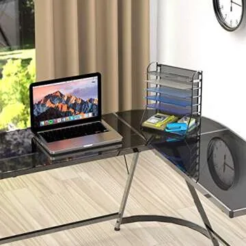 Simple Houseware Document Letter Tray Organizer - 6 Tier