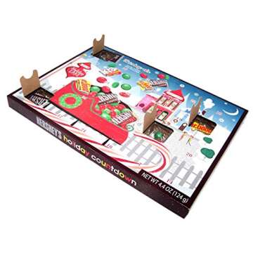 Hershey Miniatures Candy Filled 2023 Christmas Advent Calendar, 13 3/4 Inch