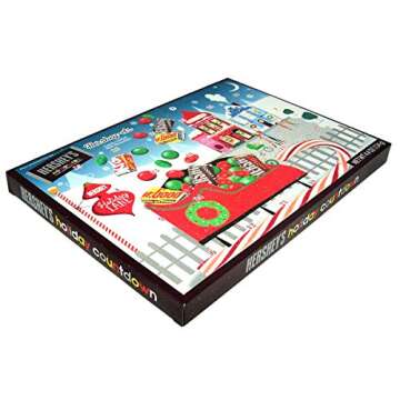 Hershey Miniatures Candy Filled 2023 Christmas Advent Calendar, 13 3/4 Inch