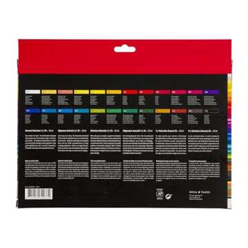 Royal Talens Amsterdam Acrylic Standard Tubes, 20ml-Tubes, Set of 24 (100516105)