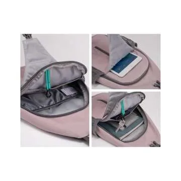 WATERFLY Crossbody Sling Backpack for Travel and Hiking