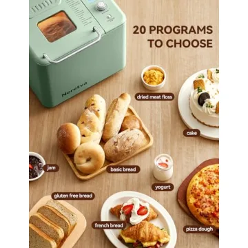 Neretva 20-IN-1 Compact Bread Maker for Homemade Delights