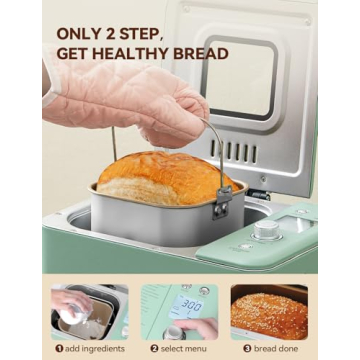 Neretva 20-IN-1 Compact Bread Maker for Homemade Delights