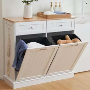 Stylish AHB Double Tilt Out Trash Cabinet for All Rooms