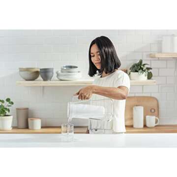 LifeStraw Home – Water Filter Pitcher, 10-Cup, BPA Free Designed for Everyday Protection Against Bacteria, parasites, microplastics, Lead, Mercury, PFAS, and a Variety of Chemicals