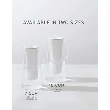 LifeStraw Home – Water Filter Pitcher, 10-Cup, BPA Free Designed for Everyday Protection Against Bacteria, parasites, microplastics, Lead, Mercury, PFAS, and a Variety of Chemicals