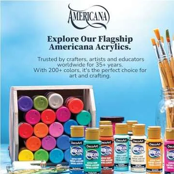 DecoArt Americana Acrylics 18 Popular Colors Set for Artists