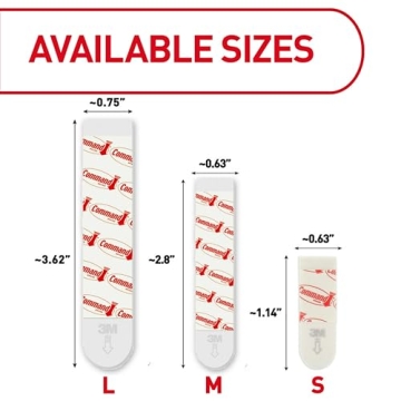 Command Medium Adhesive Strips for Damage-Free Hanging