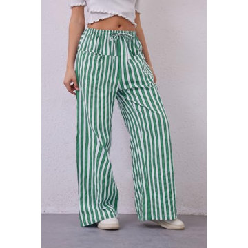 Stylish Women Wide Leg Pants with Pockets