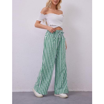 Stylish Women Wide Leg Pants with Pockets