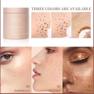 Cream Freckle Pen Stamp - Fake Freckles Stamp Air Cushion - Waterproof Quick Dry Lifelike Freckles M...