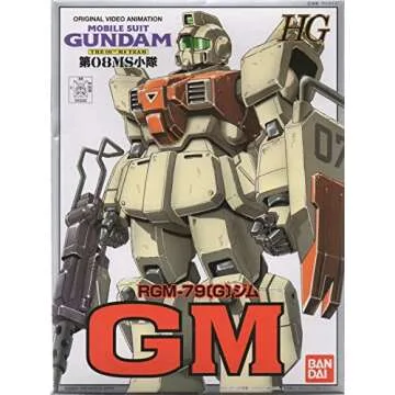 BANDAI Hobby RGM-79 (G) GM, HG The 8th MS Team Action Figure