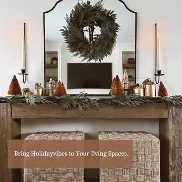 Wall Candle Holder Set of 2, Stylish Black Metal Wall Mount Candle Sconces, Modern Wall Decor for Living Room, Dining Room, Fireplace, Farmhouse, and Christmas