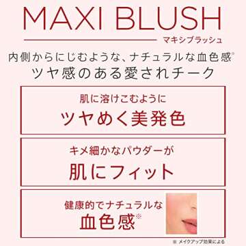 Rimmel London Maxi - 003 Wild Card - Blush Powder, Lightweight, Highly Pigmented, Blendable, 0.31oz