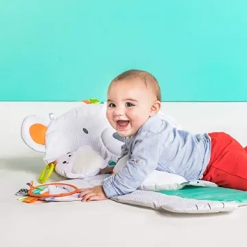 Bright Starts Tummy Time Mat with Pillow and Toys for Babies