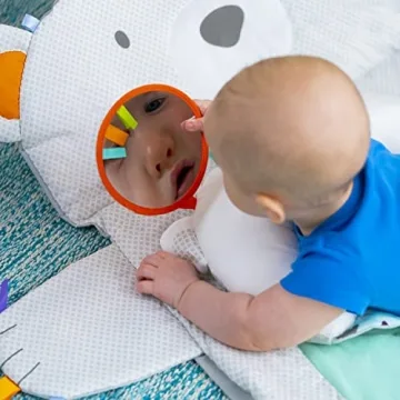 Bright Starts Tummy Time Mat with Pillow and Toys for Babies