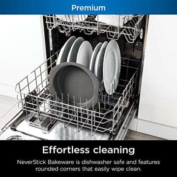 Ninja NeverStick 9 Inch Round Cake Pan - Nonstick & Durable