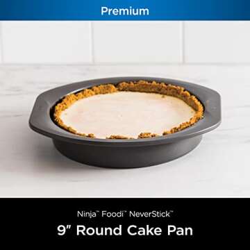Ninja NeverStick 9 Inch Round Cake Pan - Nonstick & Durable