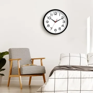 Roymnie Silent Wall Clock - Modern 8 Inch Design