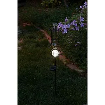 Evergreen Solar Garden Rain Gauge - Dual Function Decor