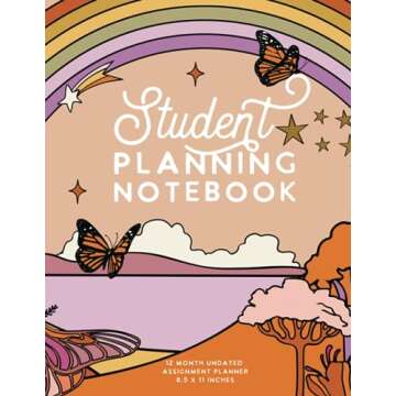 Student Weekly Planning Notebook (Dreamland Series): 12 Month Undated Academic Planner by schoolnest