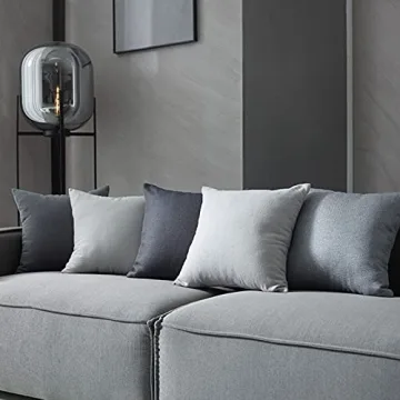 LEMONWORLD Waterproof Outdoor Pillow Inserts Set of 2