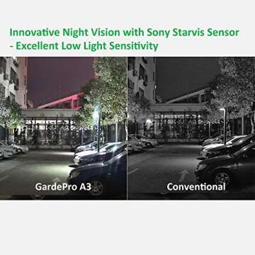 GardePro A3 Trail Camera 24MP 1080P, H.264 HD Video, Clear 100ft No Glow Infrared Night Vision, 0.1s Trigger Speed, 82ft Motion Detection, Waterproof Cam for Wildlife Deer Game Trail