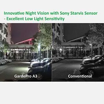 GardePro A3 Trail Camera 24MP 1080P, H.264 HD Video, Clear 100ft No Glow Infrared Night Vision, 0.1s Trigger Speed, 82ft Motion Detection, Waterproof Cam for Wildlife Deer Game Trail