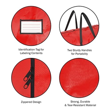 Durable Christmas Tree Storage Bag for 12-Ft Trees by Elf Stor