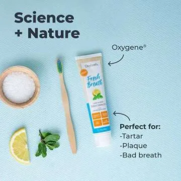 Oxyfresh Lemon Mint Toothpaste for All Day Fresh Breath